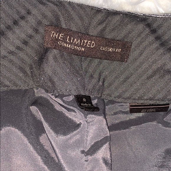 gray calf length, work pants - Picture 4 of 4